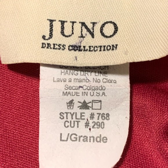 COPY - JUNO Dress Collection Halter Hi-Lo Dress - Picture 6 of 7